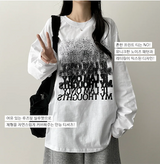 NT グラディエントノイズプリンティド長袖Tシャツ