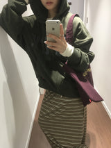 YWD ストライプ スカート(2color)