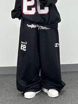 99 lettering jersey pants