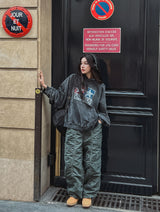 Tommy box printed vintage hoodie