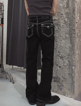 [LANARCH] Edged Stitch Bootcut Denim