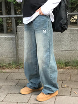 MALLORCA WIDE DENIM PANTS