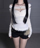 Knit Mesh Top (3colors)