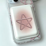 Pink - スプリングスター Magsafe フォーンケース カードポケット セット