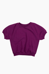 Sop crop short sleeve sweatshirt