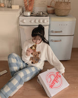 Sweatshirt & Pants Pajama Set