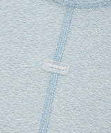 Women's Slit Terry T-Shirt Light Blue