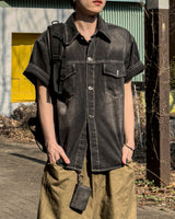 Weather Half Denim Jacket