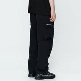 Taslan Out Pocket Cargo Pants Black