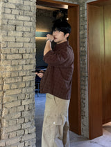 Mile cropped long-sleeve shirt