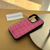 タトゥーカラーピンクエポキシバンパーケース