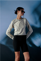 ODSD Cut-off Cover Stitch Semi-Crop T-shirt