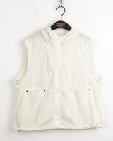 Vasen nylon rivet windbreaker hooded vest