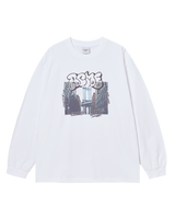 25FW ブルックリンブリッジロゴスリーブ ホワイト