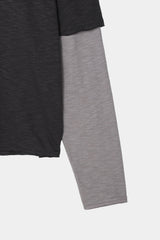 Slab Cropped Layered Longsleeve