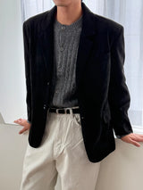 Suede over blazer(3color)