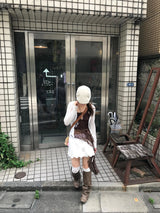 ヌナエレイヤードレーススリーブ