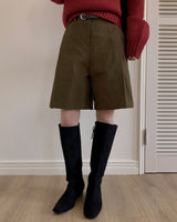 Henne Bermuda Pants & Belt Set