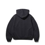 Red Signal Crop Hoodie (CHARCOAL)