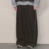 layered deconstructed denim pants_black