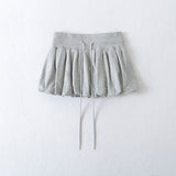 Tokyo Mina Balloon Pleated Banding Shorts 231848985