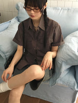 [MADE] Datone overfit nylon short sleeve shirt