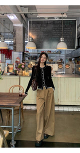 Super Pintuck Wide Cotton Pants