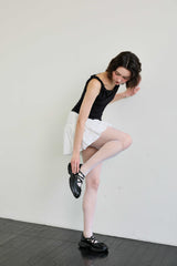 ANNIE BALLOON SKIRT PANTS / WHITE