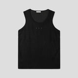 トリプル スタッド リブ スリーブレス トップ