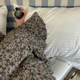 blue is the warm frill duvet cover (SS/160x210cm)