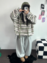 SWEAT BALLOON BACK POINT LONG PANTS🤎🖤🩶3COLOR