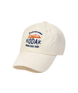 WOVEN RELAX FIT BALL CAP【IVORY】