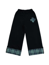 check folding sweatpants / mint