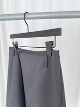 overlap button skirts (2color)