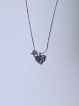 Heart zebra star gya-ru necklace