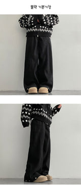 Tarwin インクシジョンコーデュロイワイドパンツ
