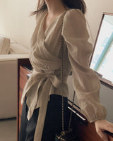 Anna Wrapped Blouse