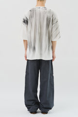 None Dirty Waffled Top (2color)