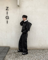 Duron Nylon Knit Trucker Jacket