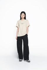 25SS ベーシックロゴウーマンショートスリーブTシャツ ダークベージュ
