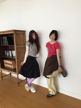Bib Pocket Nylon Pants (5color)