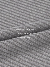 [1+1] Ribbed Muscle Henley Neck