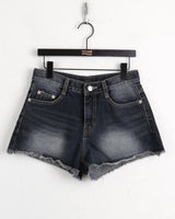 Tilshu half low washed denim short pants