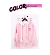 lovely sheep hood zip-up (기모)