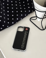 【MADE】 Curly Logo phonecase (brown)
