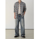オーバフィットサンデーチェックシャツ