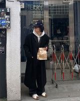 No.1052 wool20 オーバーシングルロングコート