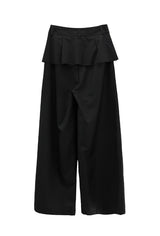 Ella Button Flare Skirt Pants