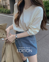 【MADE】Vネックニット