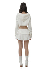 Jelly short leg warmer, Black